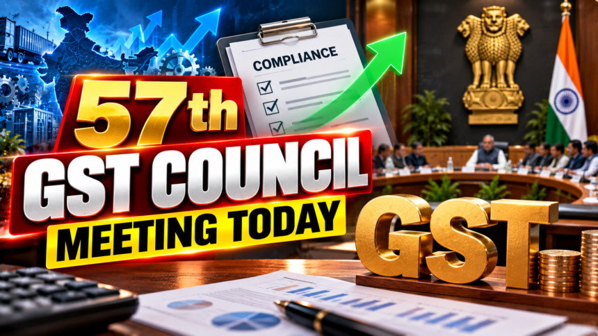 57th GST Council Meeting Today