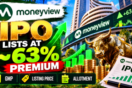 Moneyview IPO Lists at 63 Premium
