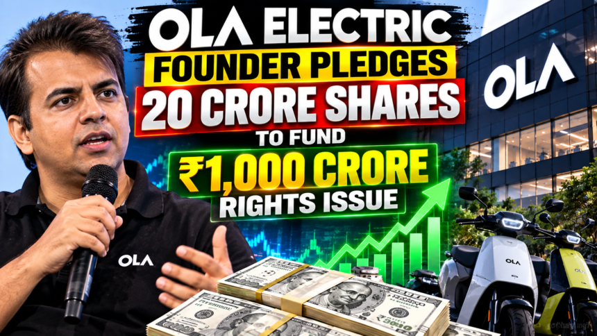 Ola Electrics ₹1000 Crore Rights Issue